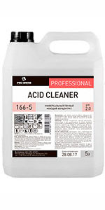 Универсальный концентрат от ржавчины и зольности на керамической плитке Acid Cleaner от Pro-Brite (5л) арт 166-5