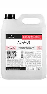 Универсальное средство для чистки унитазов, писсуаров, раковин от ржавчины Alfa-50 от Pro-Brite (5л) арт 284-5