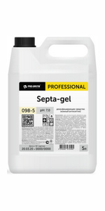 Антисептик для рук и дезинфицирующее средство Septa-gel от Pro-Brite (5л) арт 098-5
