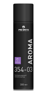 Cредство от неприятных запахов в квартире Aroma (аэрозоль) от Pro-Brite (0,3л) арт 354-03