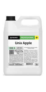 Освежитель воздуха спрей водный яблоко бактерицидный Unix Apple от Pro-Brite (5л) арт 308-5