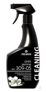 Освежитель воздуха спрей водный жасмин бактерицидный Unix Jasmine от Pro-Brite (0,5л) арт 309-05