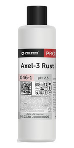 Пятновыводитель от пятен крови, ржавчины и марганцовки Axel-3 Rust Remover от Pro-Brite (1л) арт 046-1